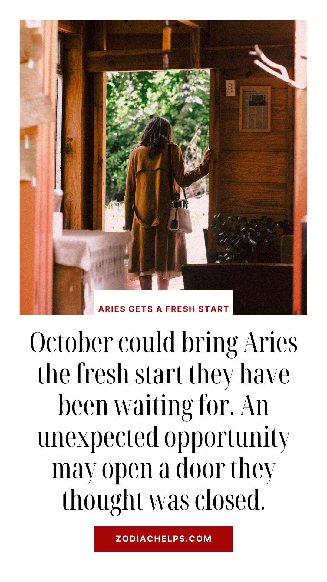 Aries Gets A Fresh Start