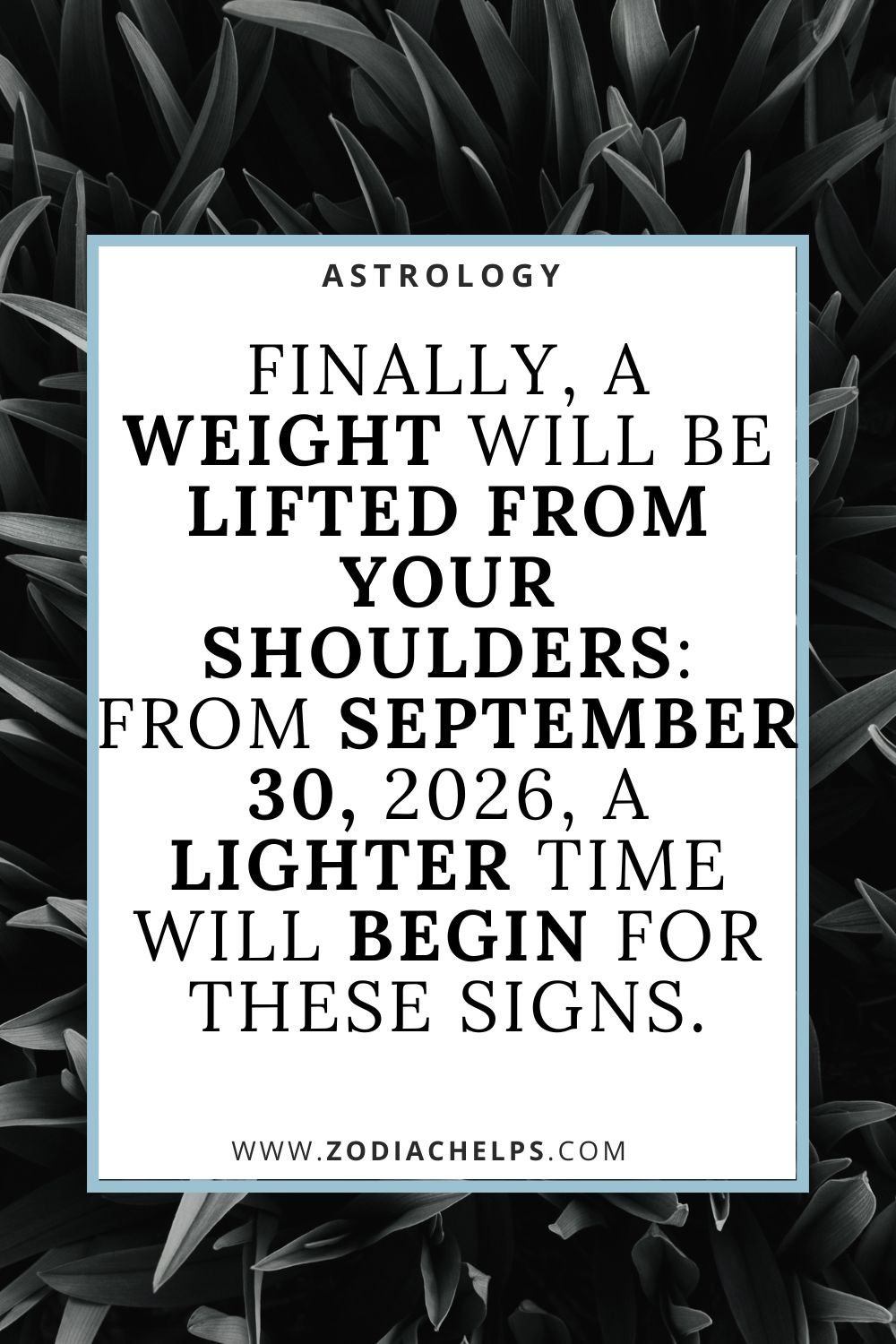 Finally, A Weight Will Be Lifted From Your Shoulders: From September 30, 2026, A Lighter Time Will Begin For These Signs.