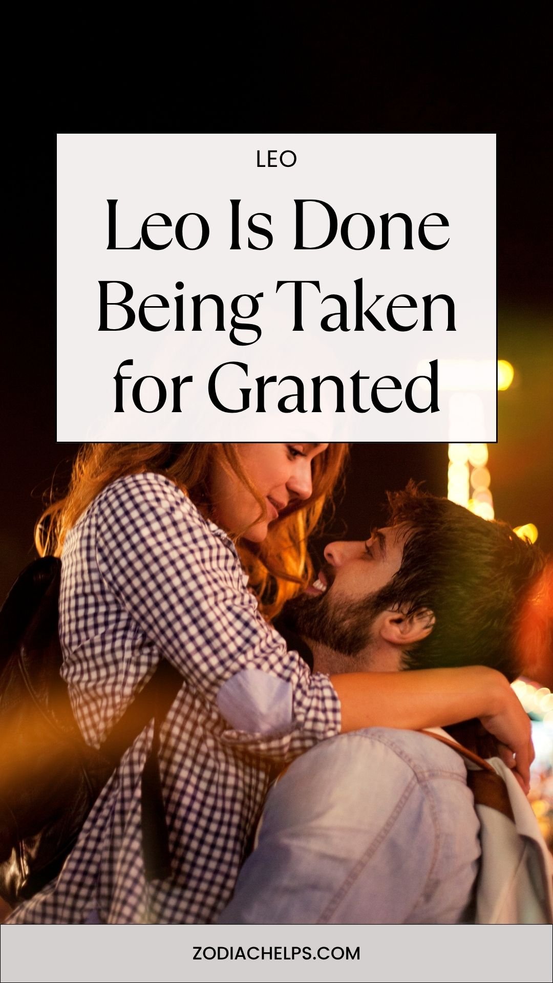 Leo Is Done Being Taken for Granted