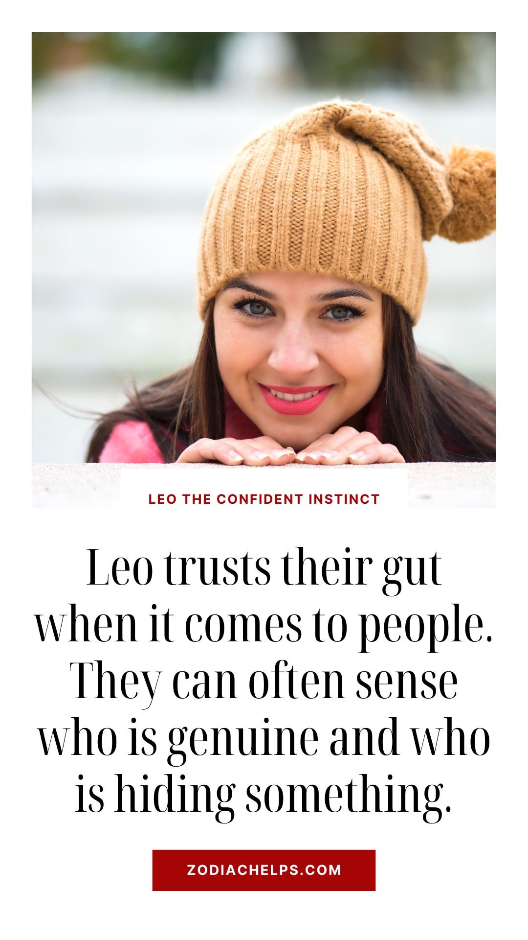 Leo The Confident Instinct