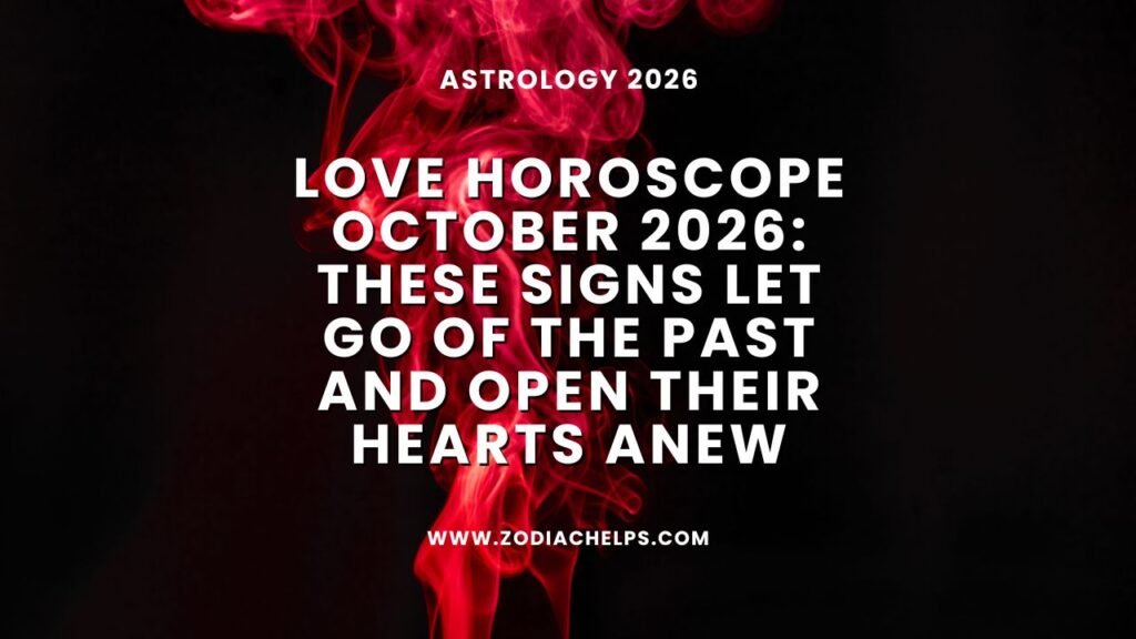 Love Horoscope October 2026: These Signs Let Go Of The Past And Open Their Hearts Anew