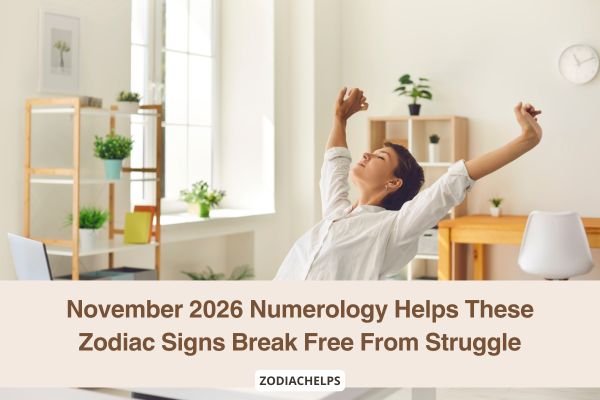 November 2026 Numerology Helps These Zodiac Signs Break Free From Struggle