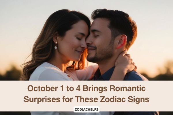 October 1 to 4 Brings Romantic Surprises for These Zodiac Signs