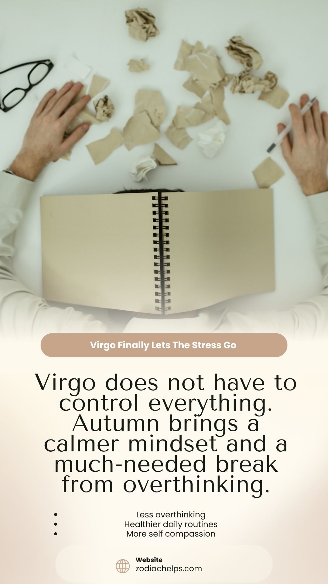 Virgo Lets Go Of Stress And Overthinking