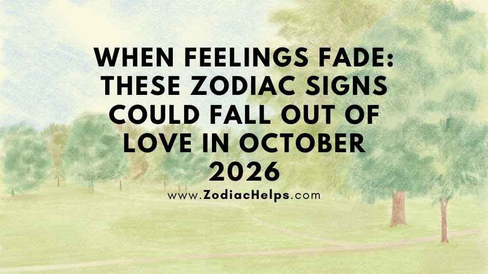When Feelings Fade: These Zodiac Signs Could Fall Out Of Love In October 2026