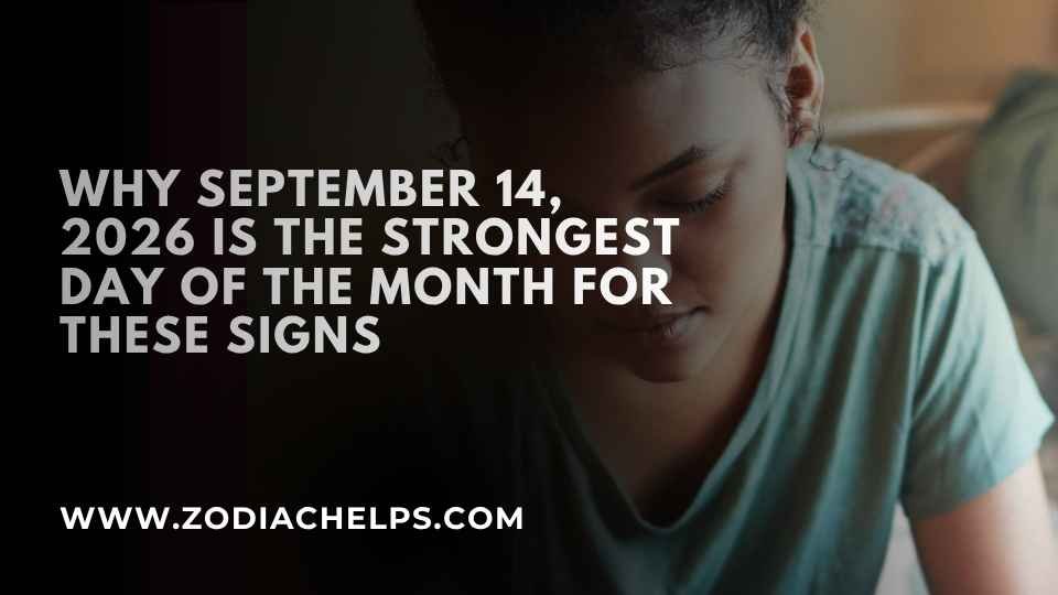Why September 14, 2026 Is The Strongest Day Of The Month For These Signs