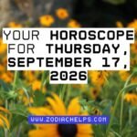 Your Horoscope For Thursday, September 17, 2026