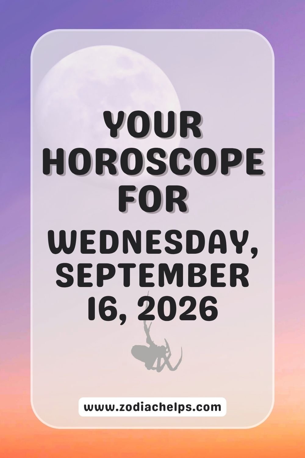 Your Horoscope For Wednesday, September 16, 2026