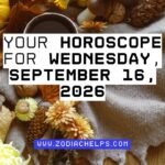 Your Horoscope For Wednesday, September 16, 2026