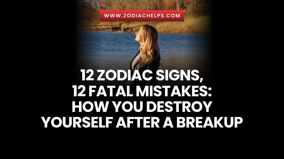 12 Zodiac Signs, 12 Fatal Mistakes: How You Destroy Yourself After A Breakup