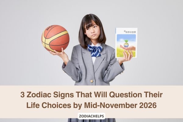 3 Zodiac Signs That Will Question Their Life Choices by Mid-November 2026