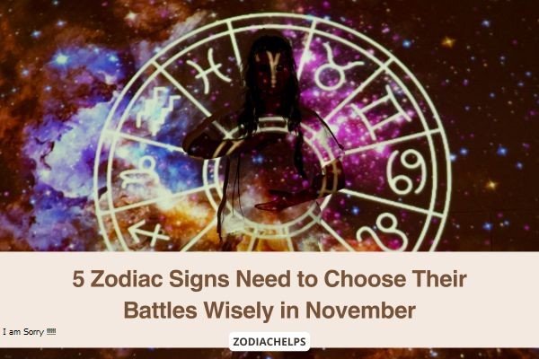 5 Zodiac Signs Need to Choose Their Battles Wisely in November