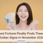 Good Fortune Finally Finds These 4 Zodiac Signs in November 2026