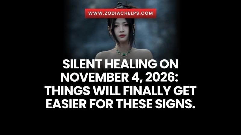 Silent Healing on November 4, 2026: Things Will Finally Get Easier for These Signs.