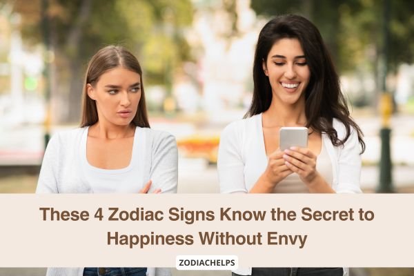 These 4 Zodiac Signs Know the Secret to Happiness Without Envy