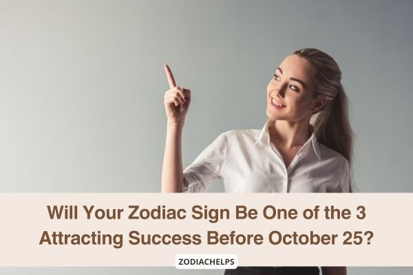 Will Your Zodiac Sign Be One of the 3 Attracting Success Before October 25