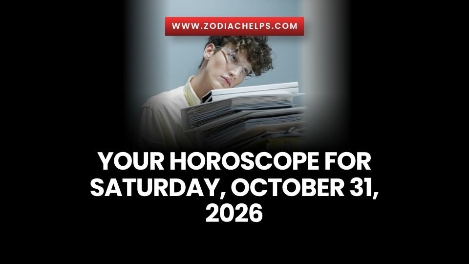 Your Horoscope For Saturday, October 31, 2026